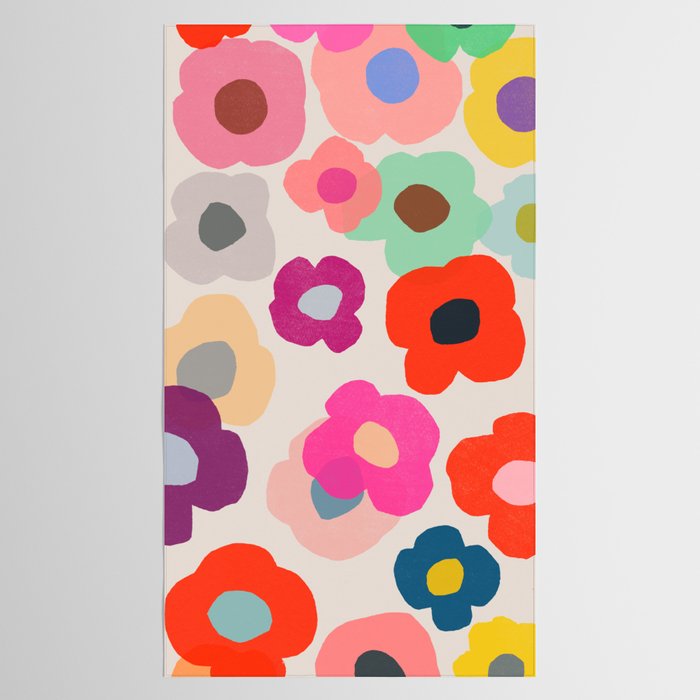 poppy 1 Tablecloth Gallery Image 2