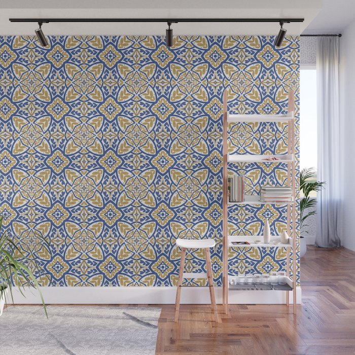 Intricate Ornamentals tiles NS Wall Mural Gallery Image 1