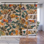 Vintage Fruit Pattern IX Wall Mural Gallery Image 1