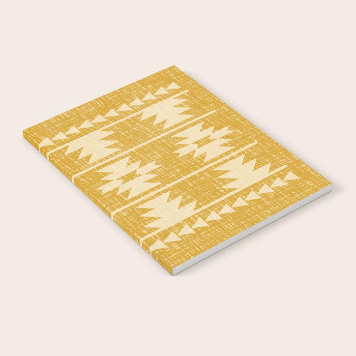 Southwestern Pattern 136 Yellow Notebook Gallery Image 1