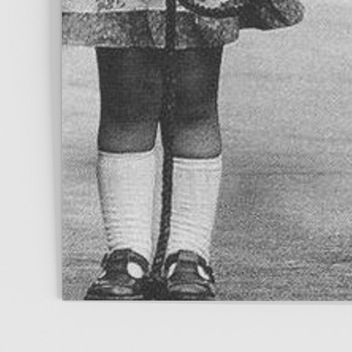 The Happiness of Little Girls and Great Danes black and white photograph Poster Gallery Image 3