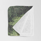 Treeline - Nature and Landscape Photography Throw Blanket Gallery Image 3