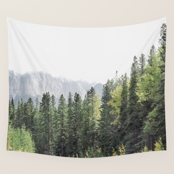 Treeline - Nature and Landscape Photography Wall Tapestry Gallery Image 4