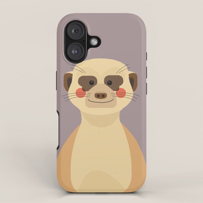 Meerkat, Animal Portrait iPhone Case Gallery Image 1