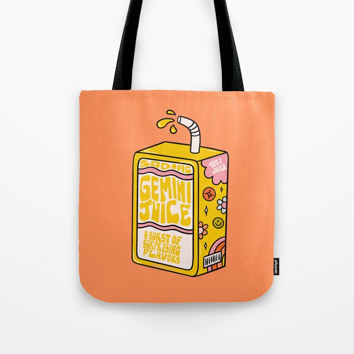 Gemini Juice Box Tote Bag Gallery Image 1