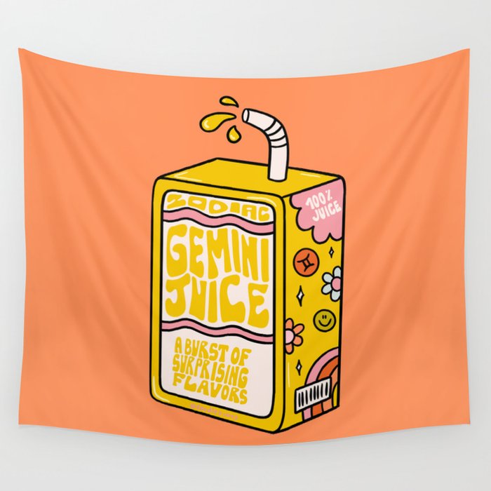 Gemini Juice Box Wall Tapestry Gallery Image 4