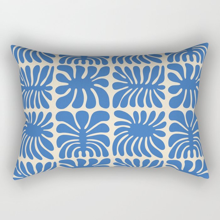 Abstract organic nature plant leaf pattern Rectangular Pillow Gallery Image 1