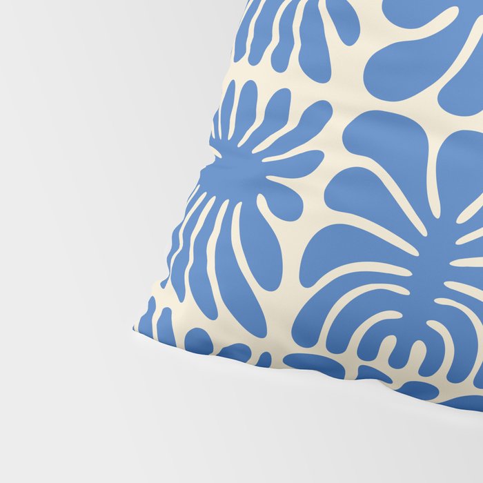 Abstract organic nature plant leaf pattern Pillow Sham Gallery Image 4