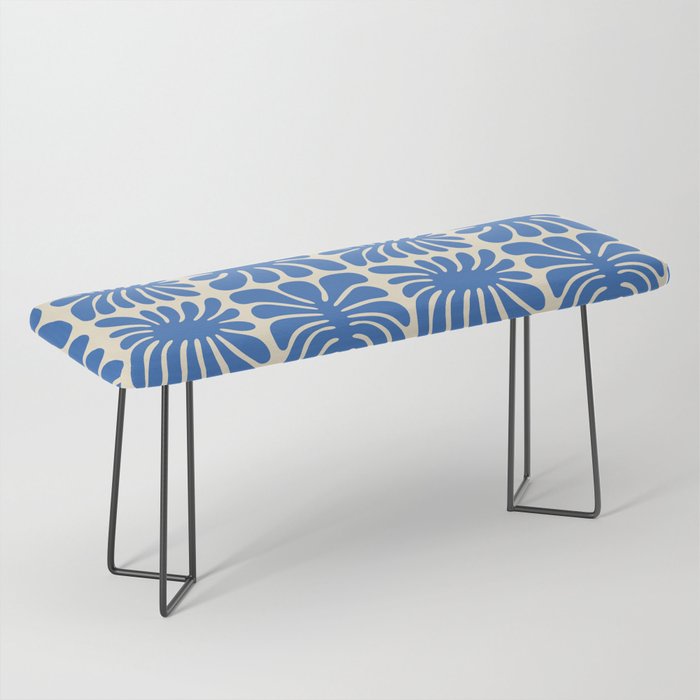 Abstract organic nature plant leaf pattern Bench Gallery Image 1