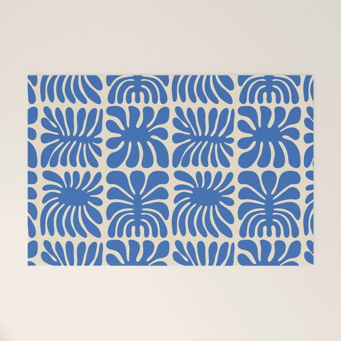 Abstract organic nature plant leaf pattern Welcome Mat Gallery Image 1