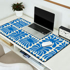 Abstract organic nature plant leaf pattern Desk Mat Gallery Image 2