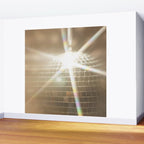 Golden Disco Ball 70s Festive Sparkle Glow Photography Wall Mural Gallery Image 2