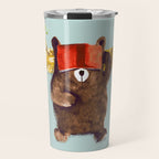 No Care Bear - My Sleepy Pet Travel Mug Gallery Image 1