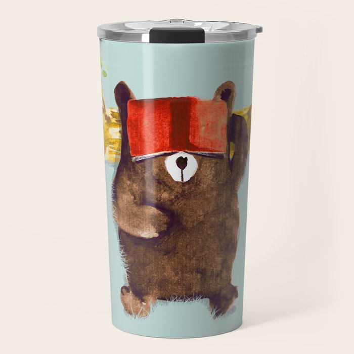 No Care Bear - My Sleepy Pet Travel Mug Gallery Image 1