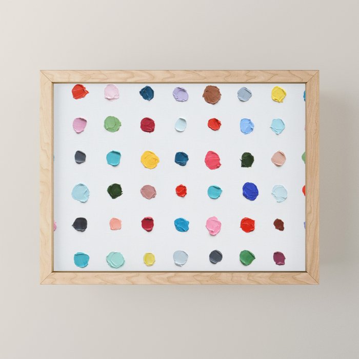 Infinite Polka Daubs Mini Art Print Gallery Image 1