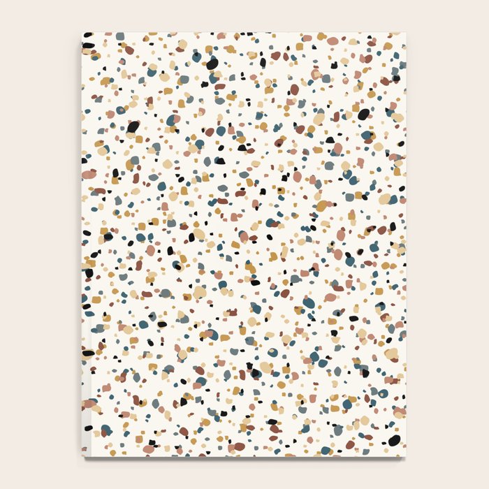 Festive Speckled Dot Pattern - Natural Neutral Boho Notebook Gallery Image 4