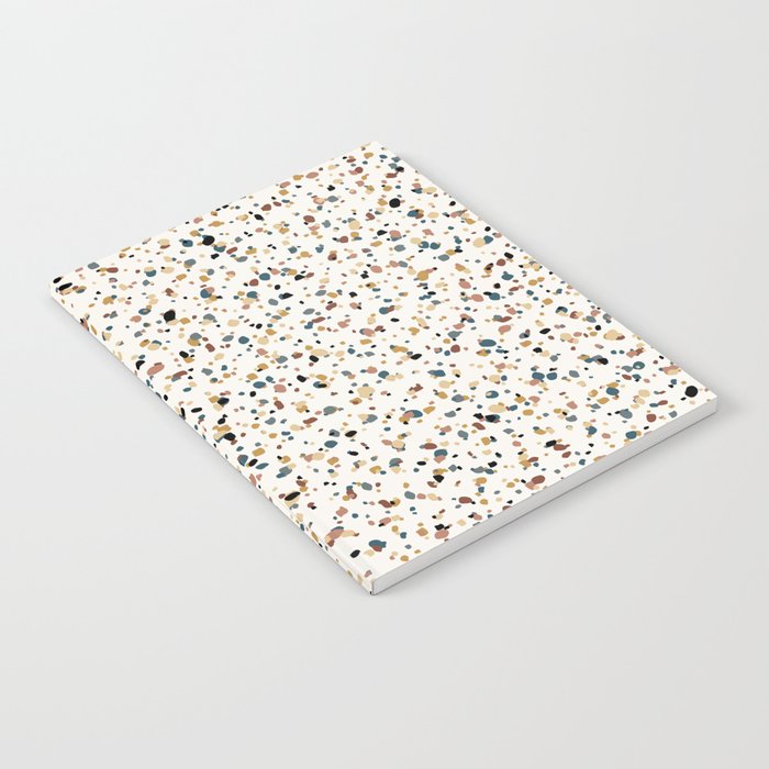 Festive Speckled Dot Pattern - Natural Neutral Boho Notebook Gallery Image 1