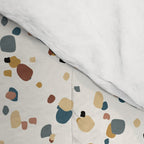 Festive Speckled Dot Pattern - Natural Neutral Boho Comforter Gallery Image 4