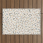Festive Speckled Dot Pattern - Natural Neutral Boho Outdoor Rug Gallery Image 1