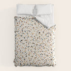 Festive Speckled Dot Pattern - Natural Neutral Boho Comforter Gallery Image 6