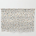 Festive Speckled Dot Pattern - Natural Neutral Boho Wall Hanging Gallery Image 1