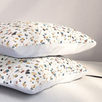 Festive Speckled Dot Pattern - Natural Neutral Boho Pillow Sham Gallery Image 3
