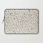 Festive Speckled Dot Pattern - Natural Neutral Boho Laptop Sleeve Gallery Image 1