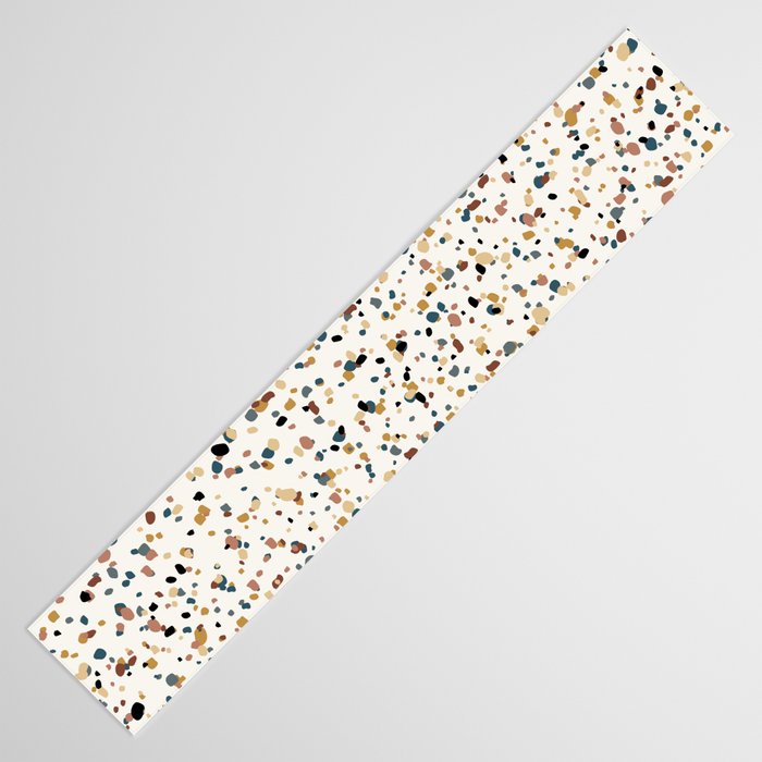 Festive Speckled Dot Pattern - Natural Neutral Boho Table Runner Gallery Image 3