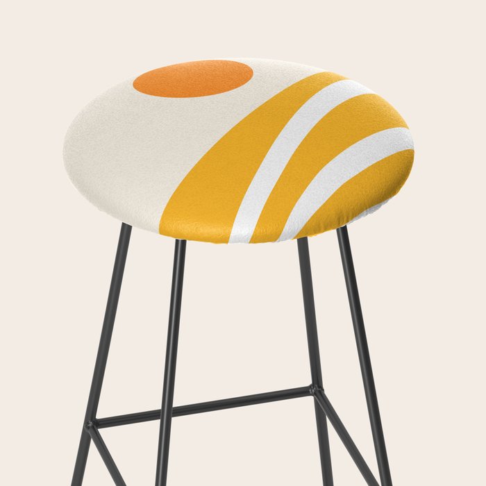 Abstract Landscape 25B Stool Gallery Image 2