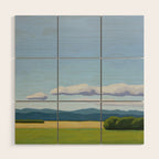 Banks Late Summer 3 Wood Wall Art Gallery Image 1