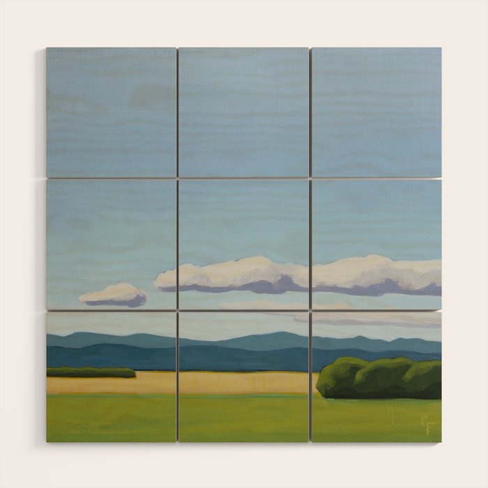 Banks Late Summer 3 Wood Wall Art Gallery Image 1