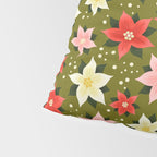Poinsettia Pattern Pillow Sham Gallery Image 4