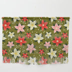 Poinsettia Pattern Wall Hanging Gallery Image 1
