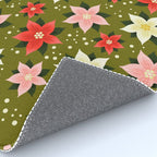 Poinsettia Pattern Rug Gallery Image 4