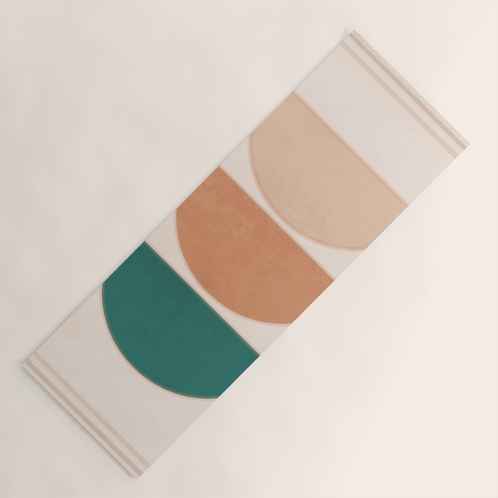 Minimal Geometric Shapes 105 Yoga Mat Gallery Image 1