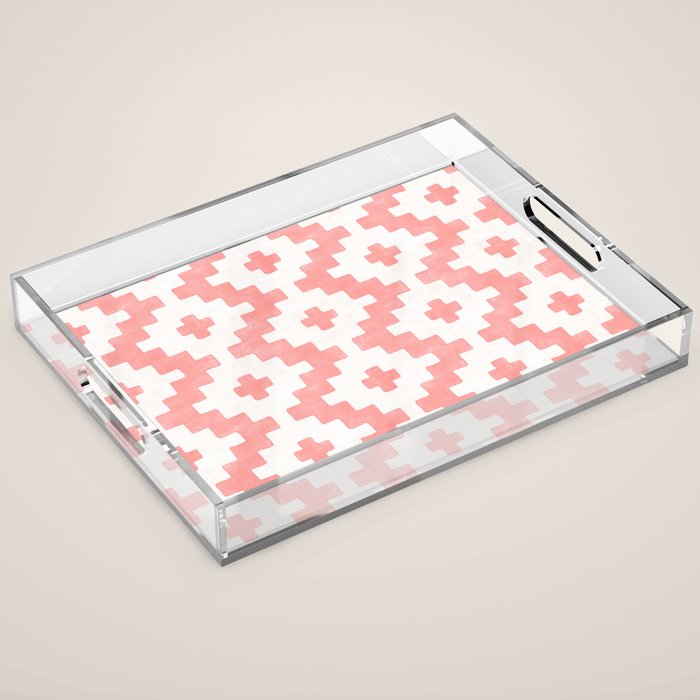 Taos - Blush Acrylic Tray Gallery Image 1