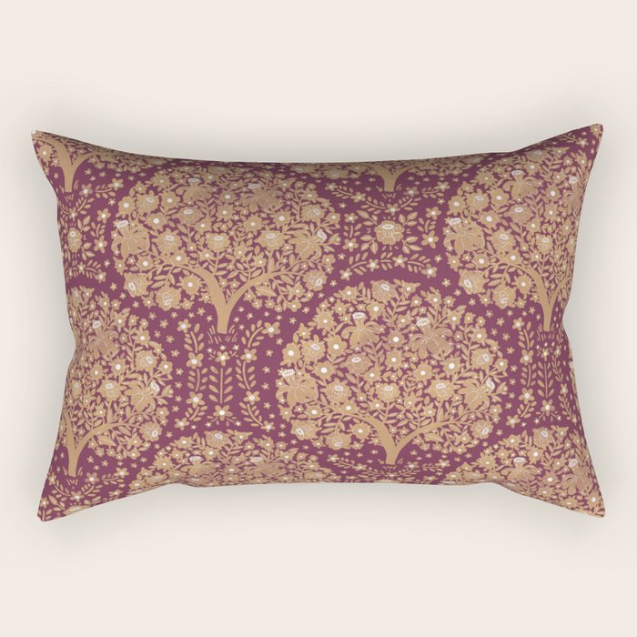 Flowering Forest Rectangular Pillow Gallery Image 2