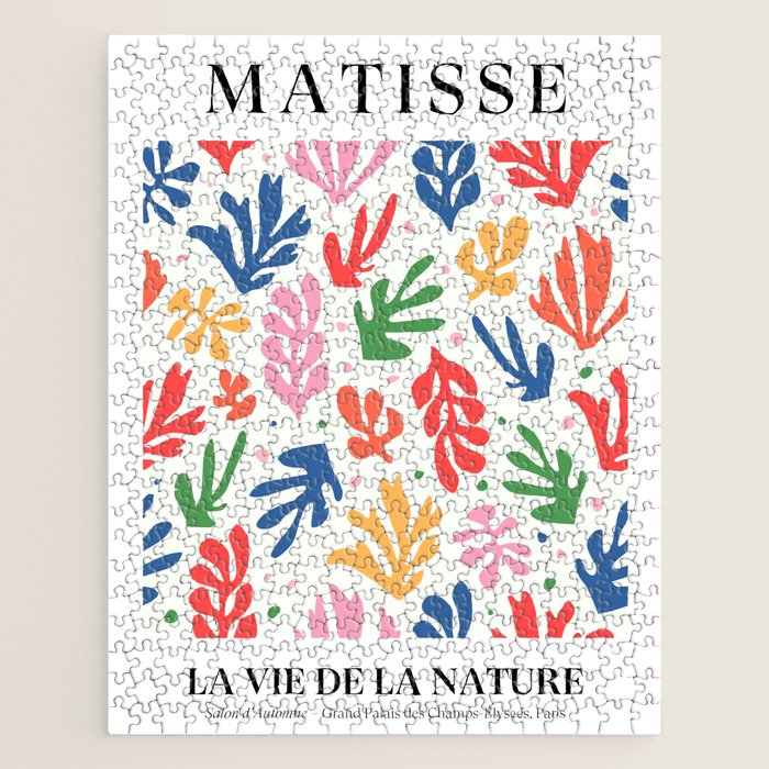 Nature Leaf Cut Outs | Henri Matisse Series Jigsaw Puzzle Gallery Image 1