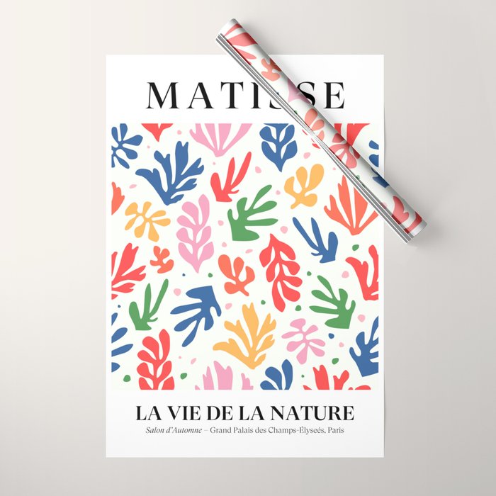 Nature Leaf Cut Outs | Henri Matisse Series Wrapping Paper Gallery Image 1
