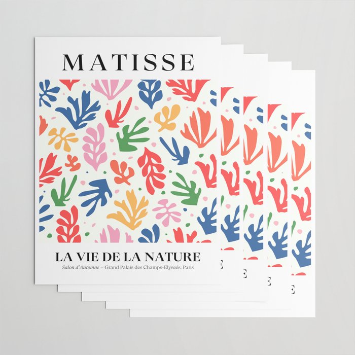 Nature Leaf Cut Outs | Henri Matisse Series Wrapping Paper Gallery Image 3