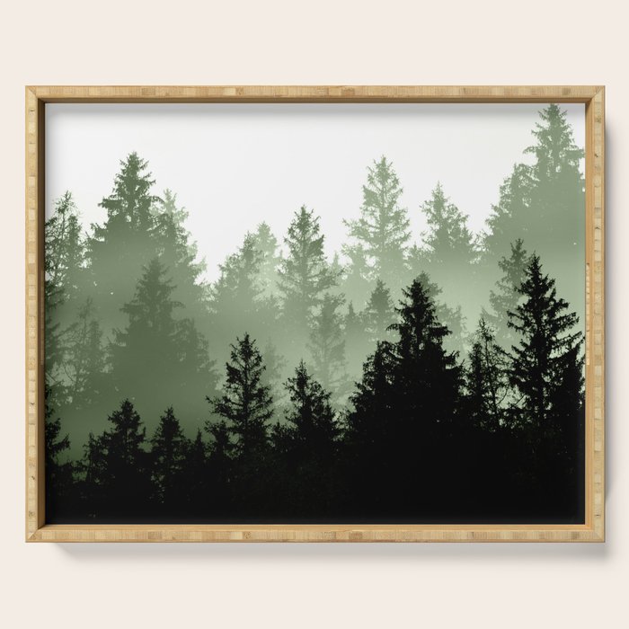 Green Forest Dream #1 #decor #art #society6 Serving Tray Gallery Image 1