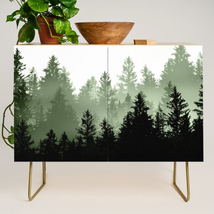 Green Forest Dream #1 #decor #art #society6 Credenza Gallery Image 1