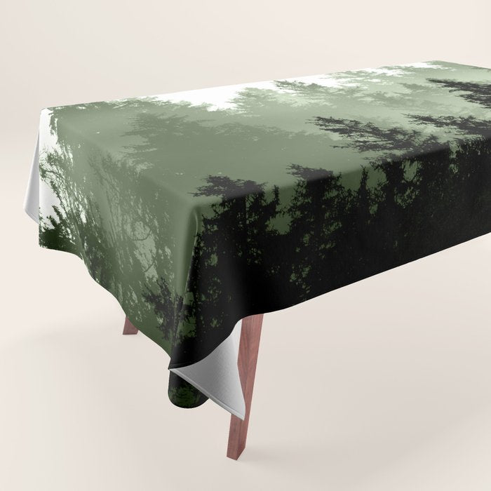 Green Forest Dream #1 #decor #art #society6 Tablecloth Gallery Image 1
