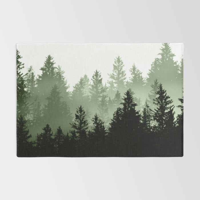 Green Forest Dream #1 #decor #art #society6 Rug Gallery Image 2