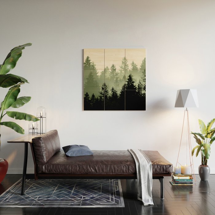 Green Forest Dream #1 #decor #art #society6 Wood Wall Art Gallery Image 2