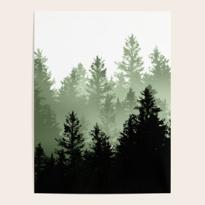 Green Forest Dream #1 #decor #art #society6 Poster Gallery Image 1