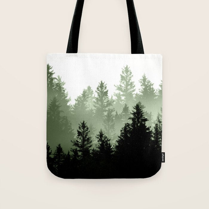 Green Forest Dream #1 #decor #art #society6 Tote Bag Gallery Image 1