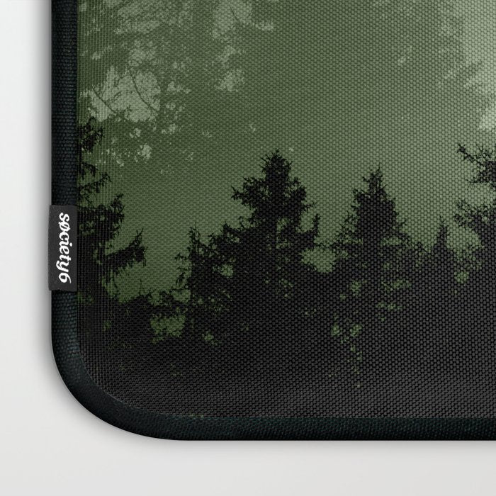 Green Forest Dream #1 #decor #art #society6 Laptop Sleeve Gallery Image 3