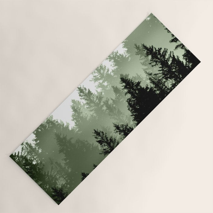 Green Forest Dream #1 #decor #art #society6 Yoga Mat Gallery Image 1