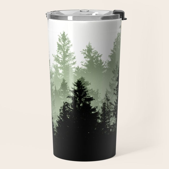 Green Forest Dream #1 #decor #art #society6 Travel Mug Gallery Image 2